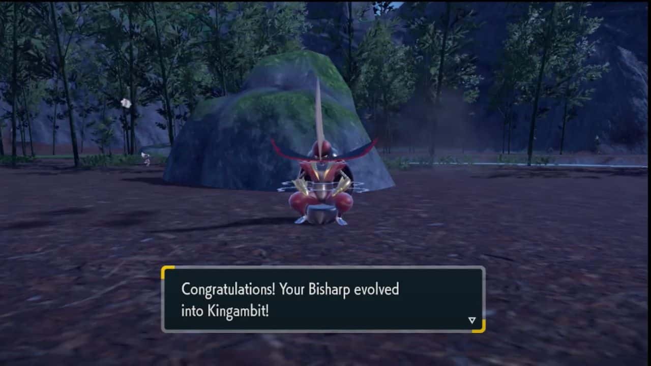 Knock Back a Smo-o-o-oth One — I don't have Pokemon ScVi but Kingambit  caught my