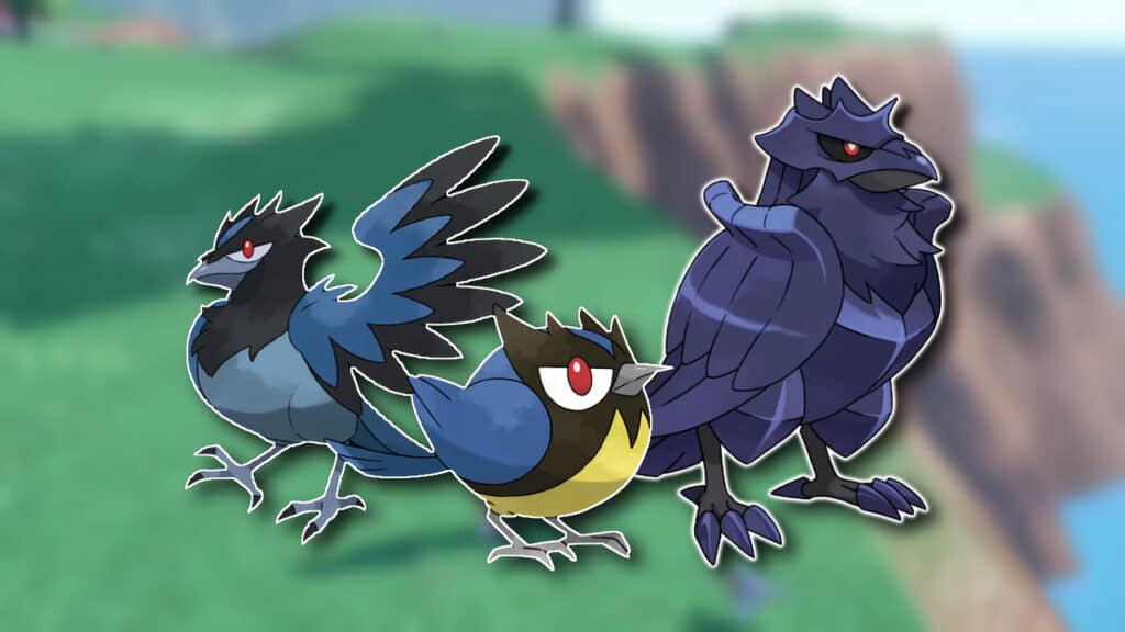 Rookidee Evolution Family in Pokémon Scarlet and Violet