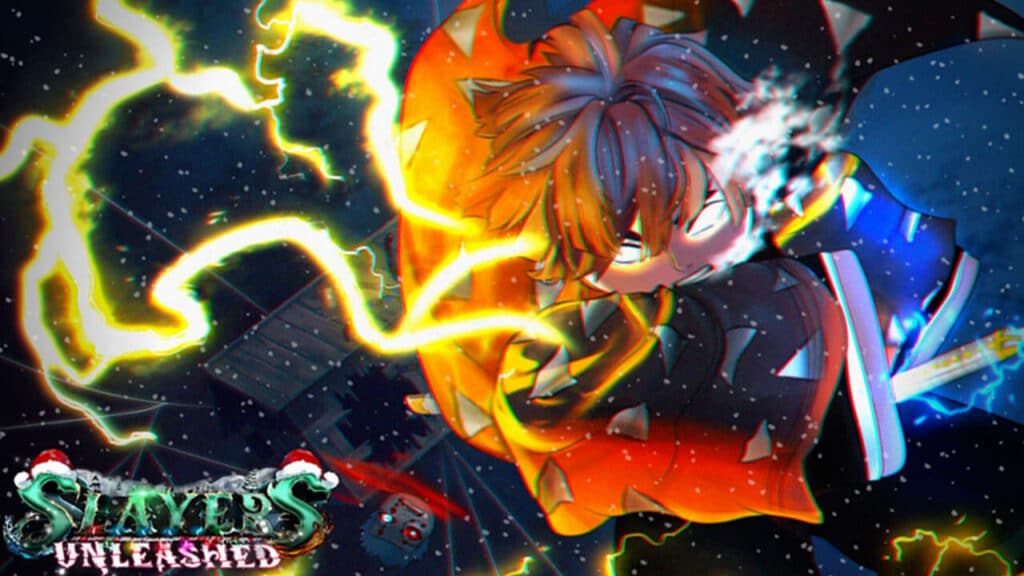 Slayers Unleashed Poster Art Lightning Attack Roblox