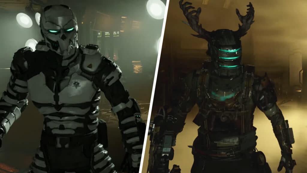 Two Deluxe Edition suits in Dead Space Remake