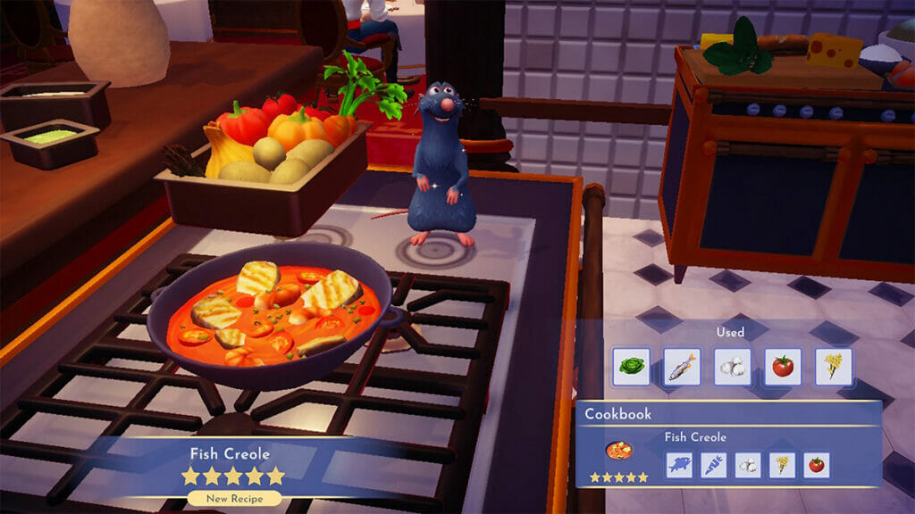 How to make Fish Creole in Disney Dreamlight Valley.