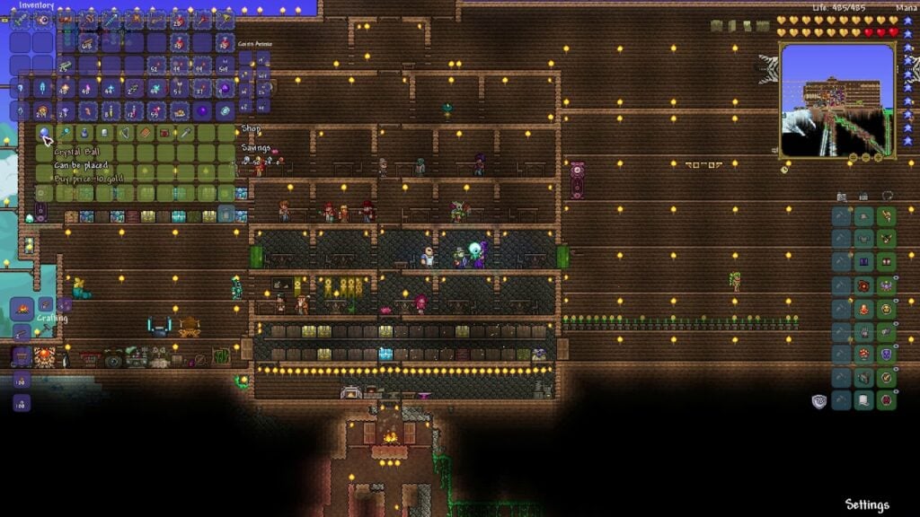 How to get a Crystal Ball in Terraria