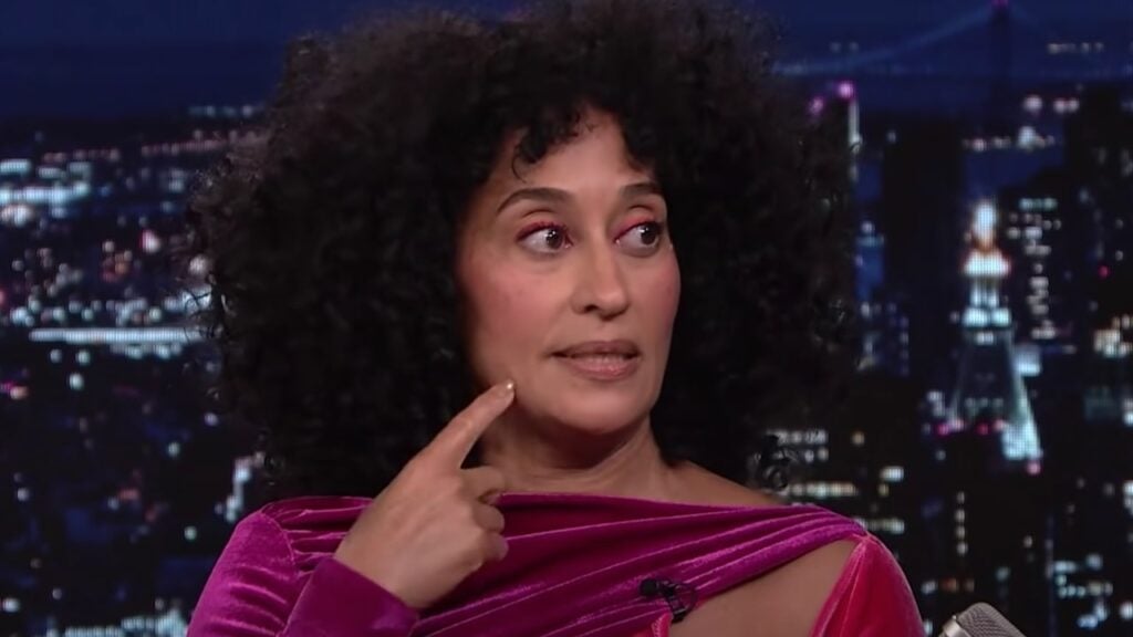 Tracee Ellis Ross joins the Prime Video holiday comedy "Candy Cane Lane" with Eddie Murphy.