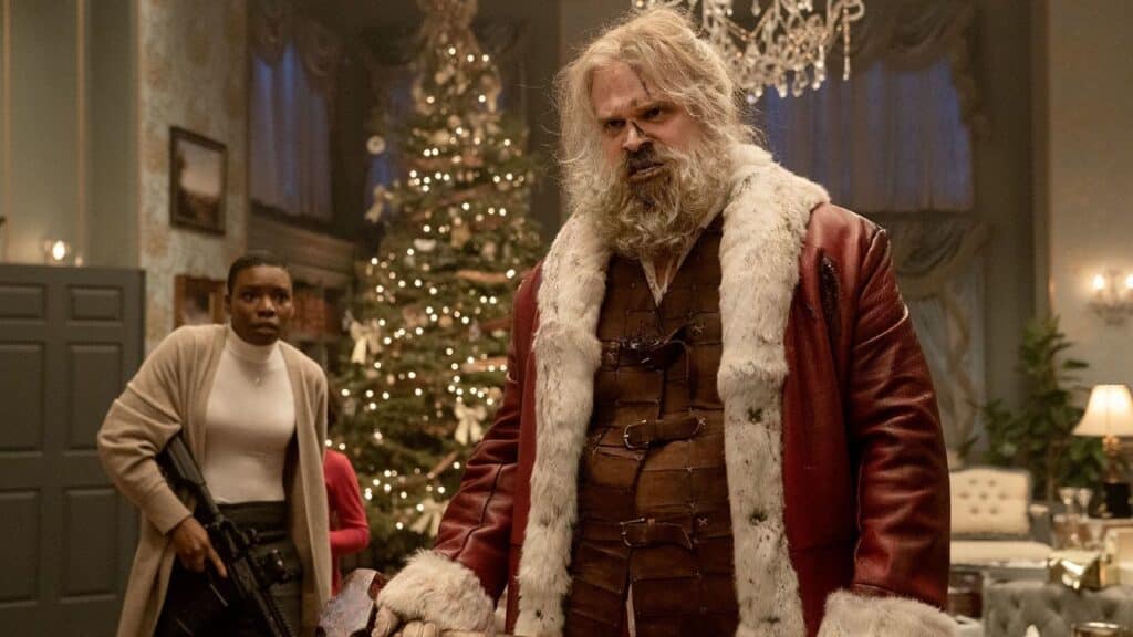 Violent Night, Peacock. David Harbour Christmas thriller "Violent Night" comes to Peacock.