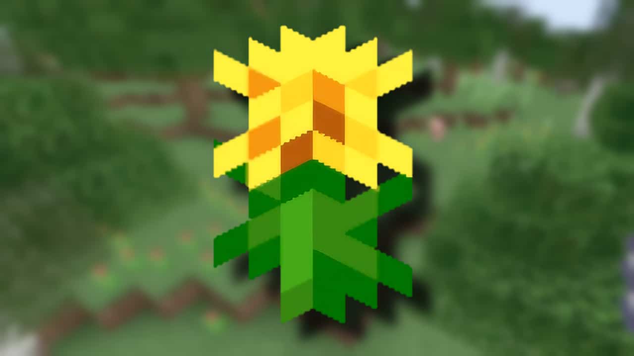 How to make a Dandelion in Minecraft