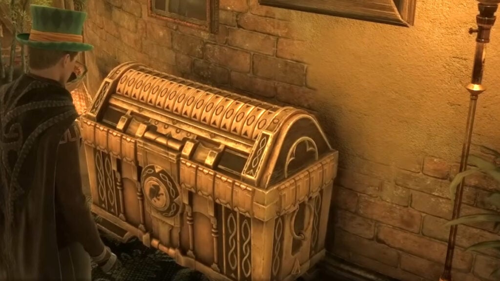 A House Chest in Hogwarts Legacy