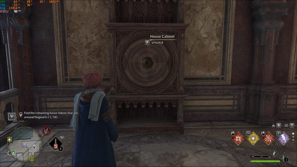 The second cabinet location in Hogwarts Legacy