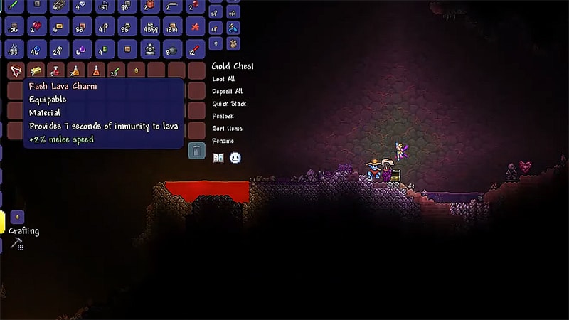 Where to find Golden Chests - Terraria 