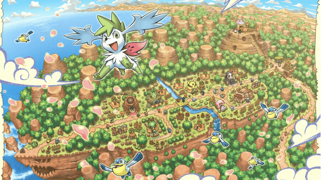 Pokemon Mystery Dungeon Explorers of Sky Official Artwork
