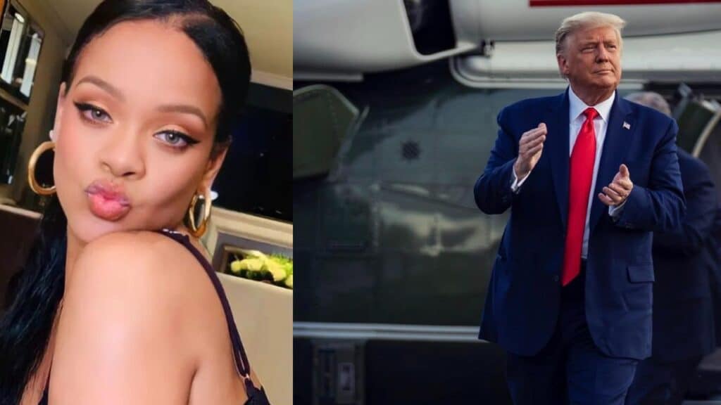 Donald Trump calls Rihanna's