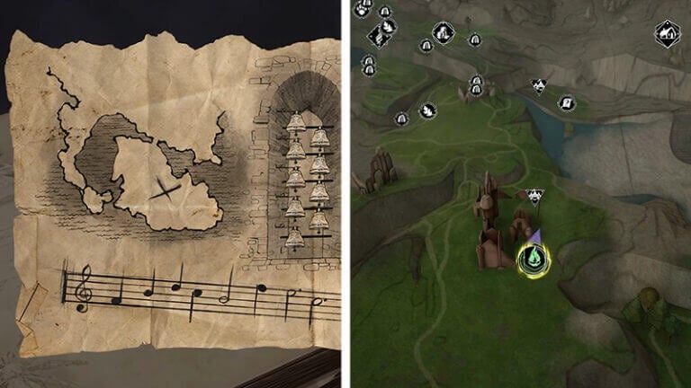 Solved By The Bell Map Location In Hogwarts Legacy 768x432 