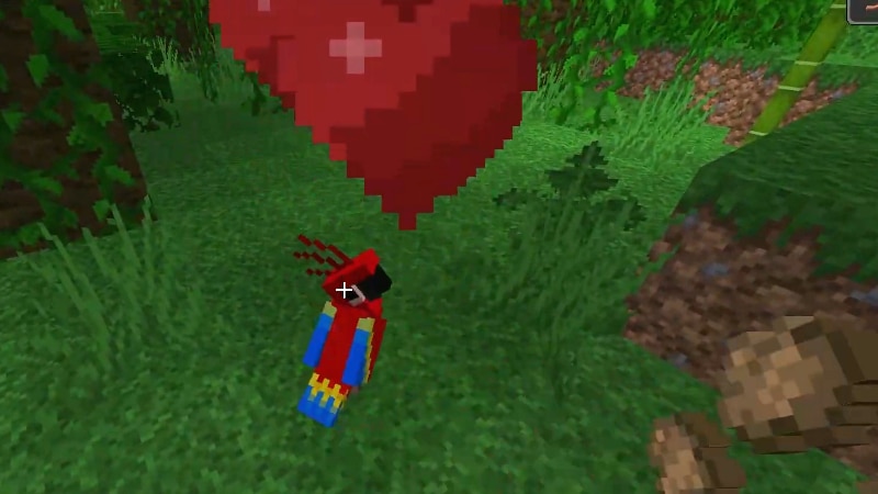 Using Seeds to Tame a Parrot in Minecraft