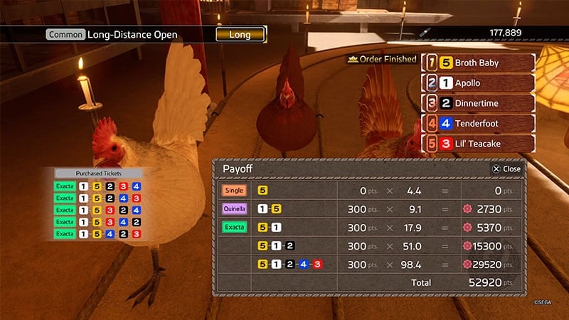 How to Make Money Chicken Racing in Like a Dragon: Ishin