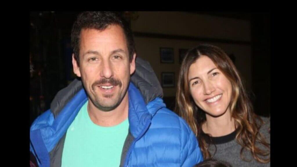 Adam Sandler and his wife