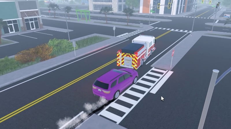 Driving a Car in Roblox Emergency Response Liberty County
