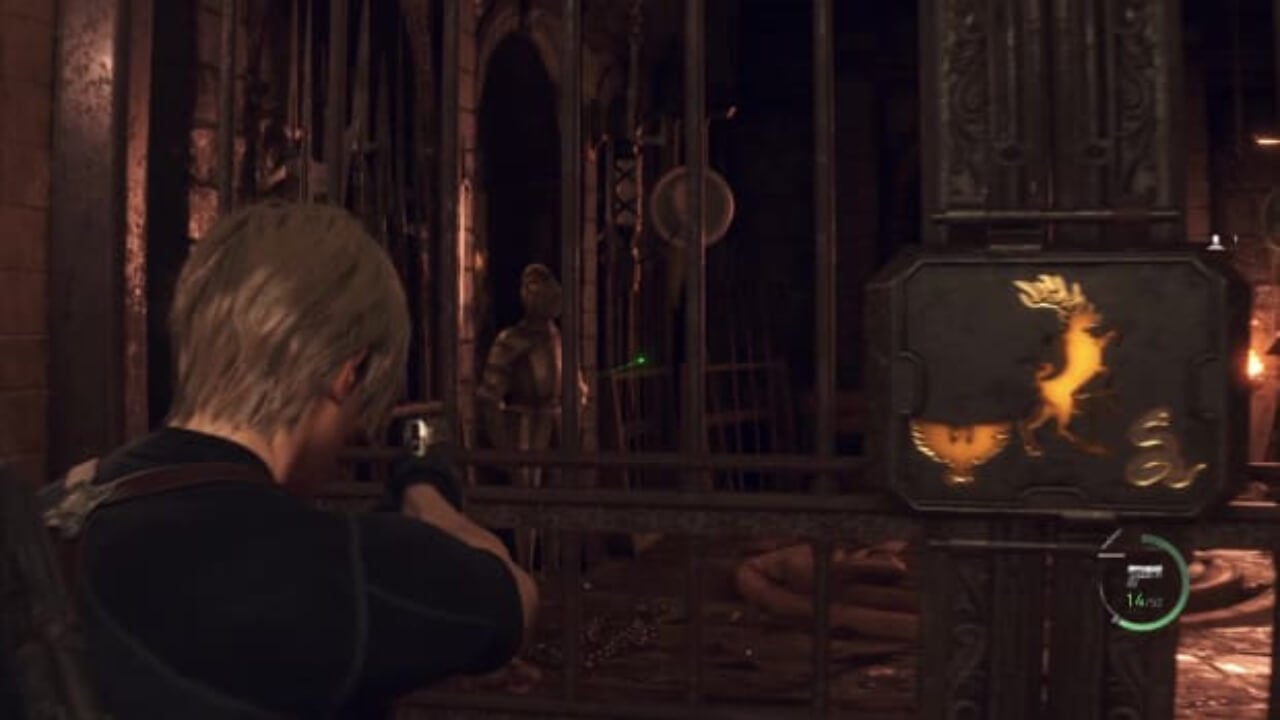 Resident Evil 4 Remake - Ashley Moon Light Puzzle Solution - Mausoleum  Chapter 9 