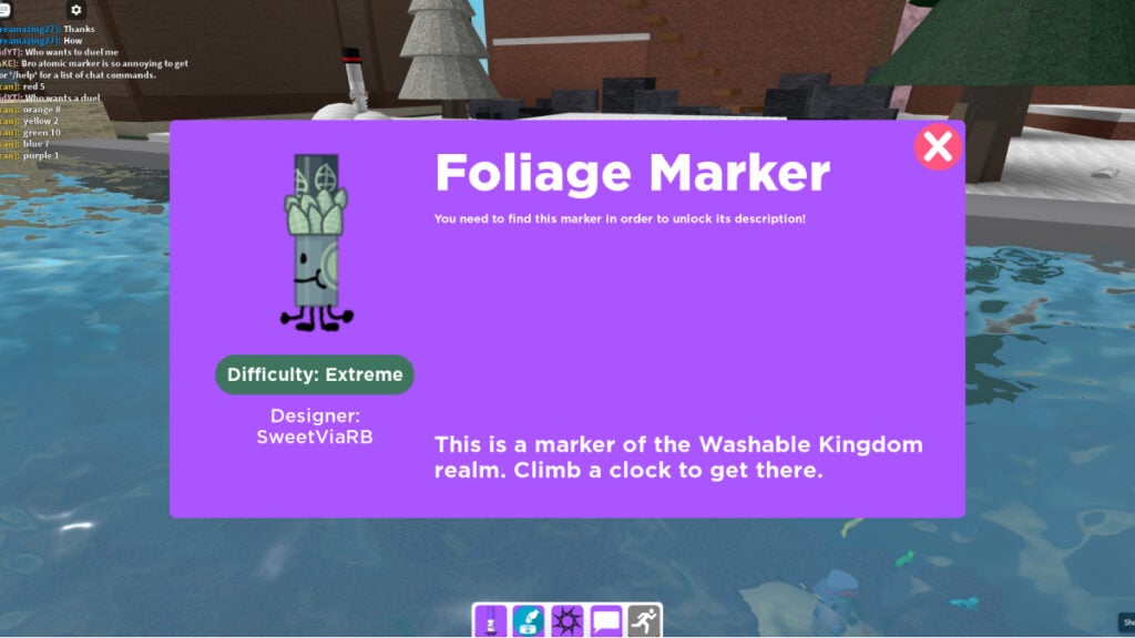 How To Get the Foliage Marker in Roblox Find the Markers