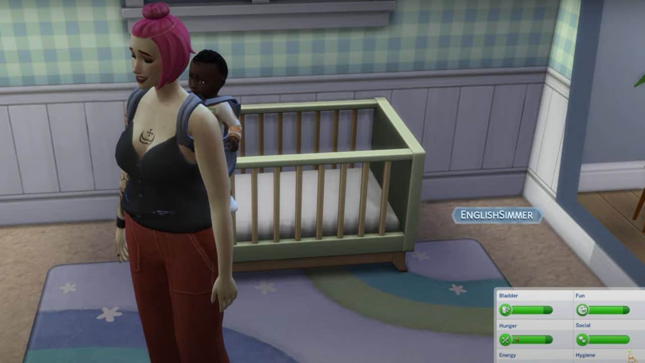 The Sims 4 Baby Carrier