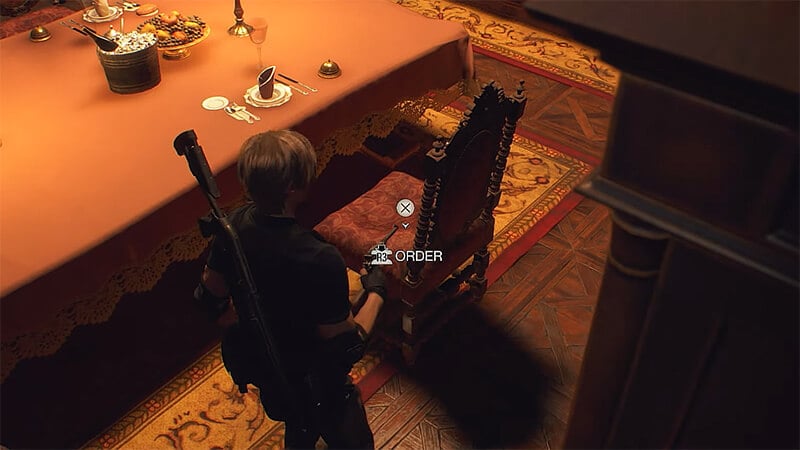 Resident Evil 4 Dining Hall bell puzzle solution, how to get