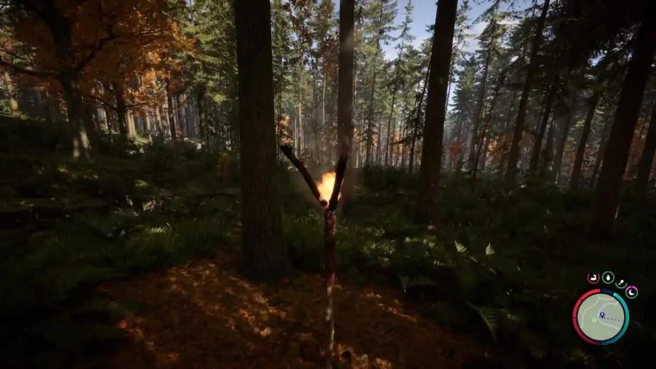 How to make a Standing Torch in Sons of the Forest