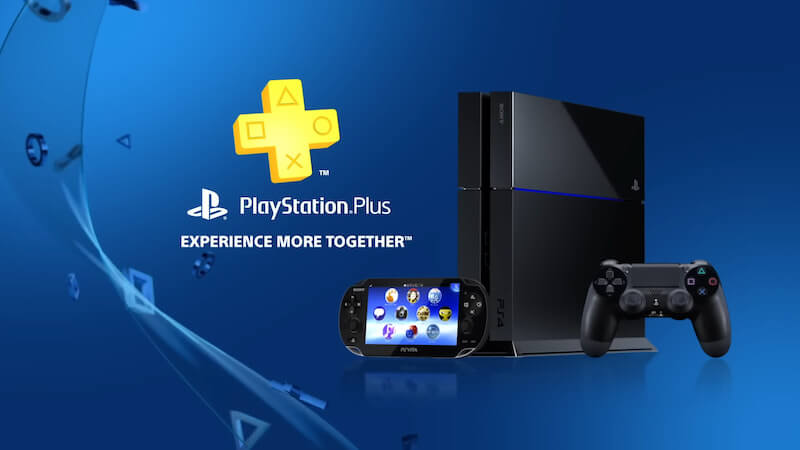 PlayStation Plus Trailer Screenshot with the devices.