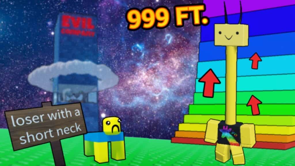 Roblox Every Second Your Neck Grows Codes (March 2023)