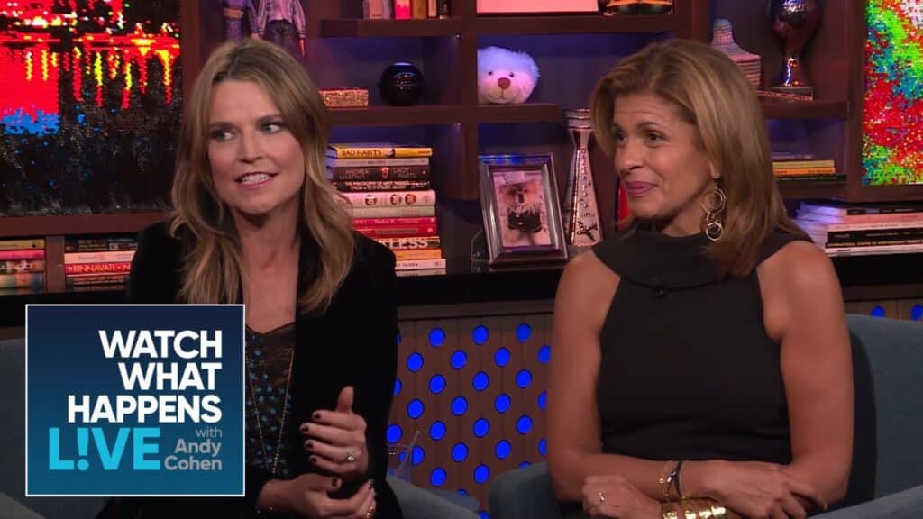 Savannah Guthrie and Hoda Kotb on Watch What Happens Live