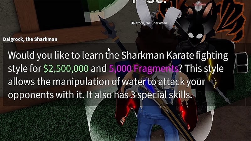 Sharkman Karate How To Get It - Blox Fruits