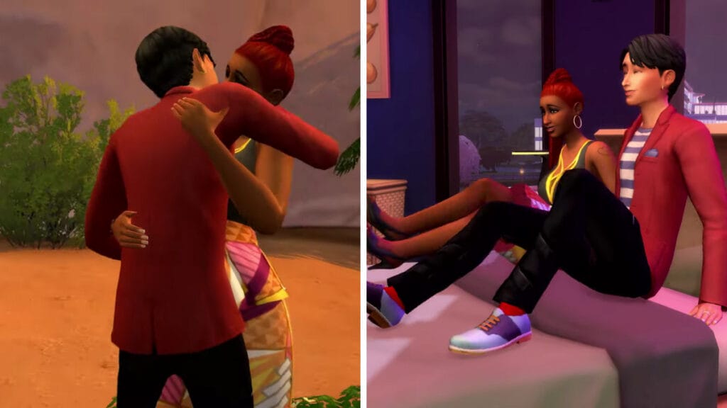 the sims couple