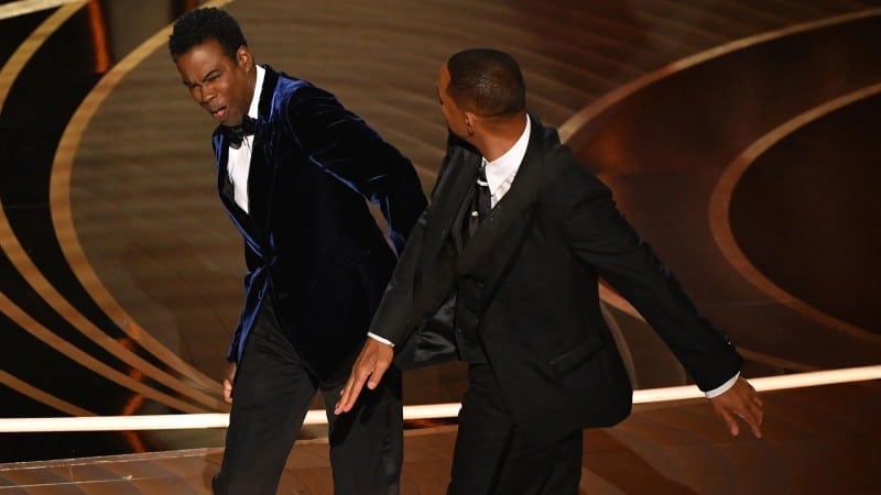 Will Smith slap Chris Rock during the 2022 Oscars a year before his Netflix comedy special