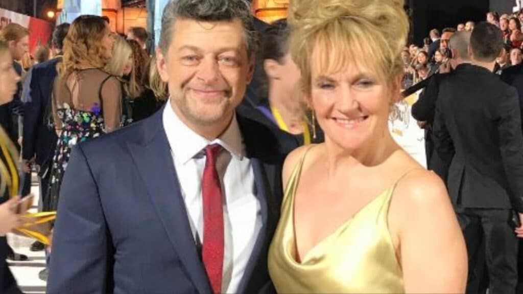 Andy Serkis and Wife Lorraine Ashbourne at Luther: The Fallen Sun Premiere