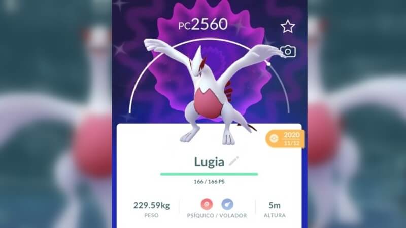 Shiny Lugia - Pokemon Go