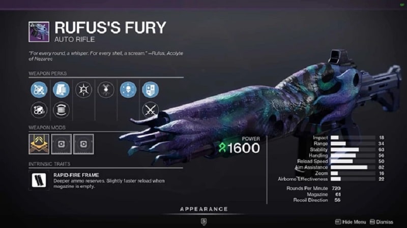 destiny 2 rufus's fury