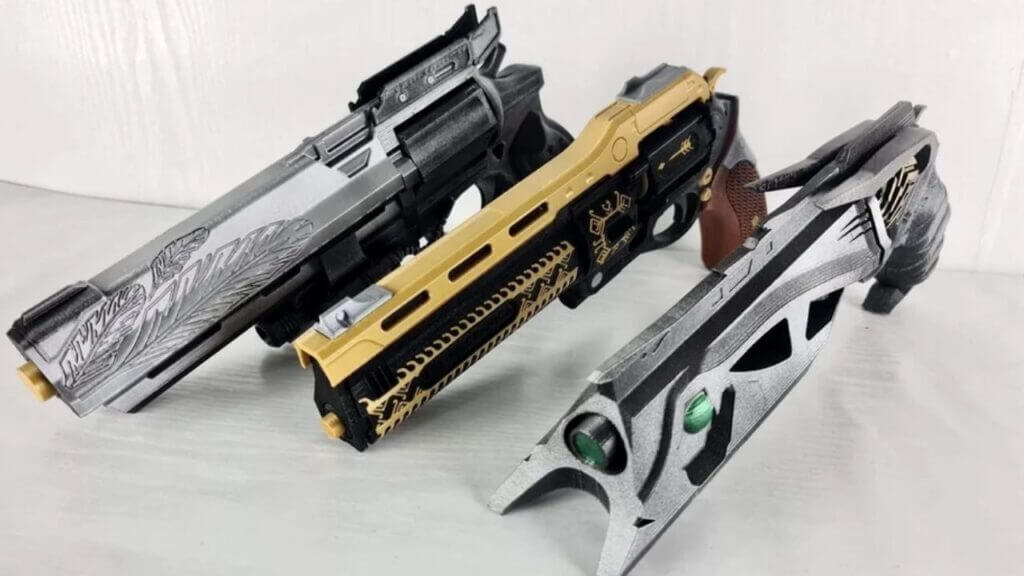 3D Printed Destiny 2 weapons Season of Defiance