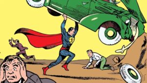 Superman's first appearance in Action Comics #1