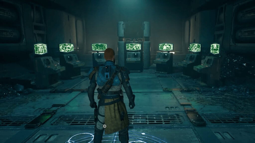Cal Standing in Front of Controls in Jedi Survivor
