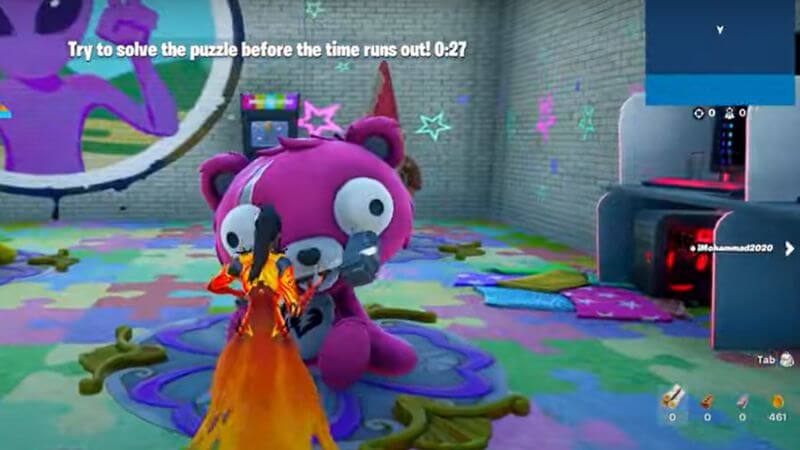How to solve the purple puzzle room in Fortnite's Lantern Fest Tour