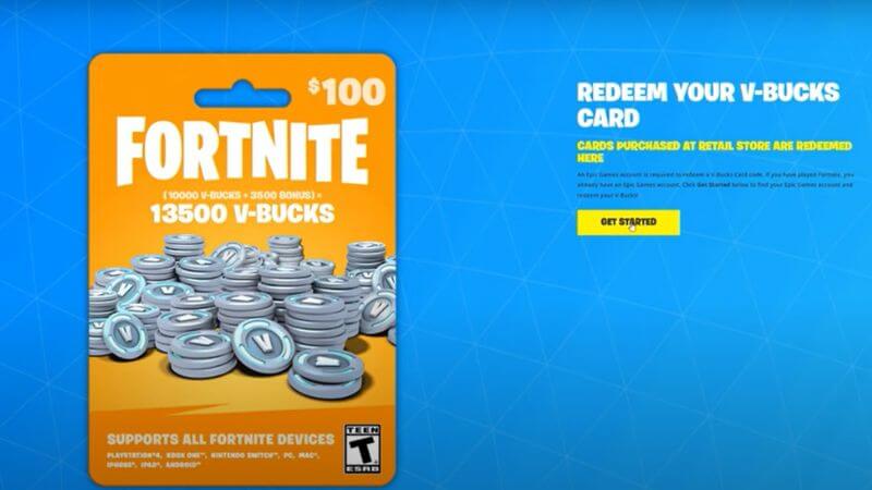 How to redeem a Fortnite gift card in 2022