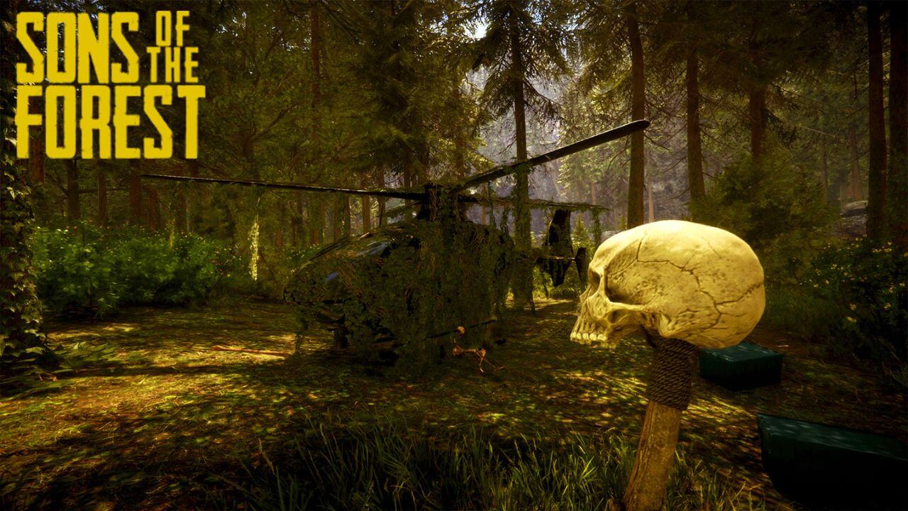 Interactive map for Sons of the Forest with real-time position