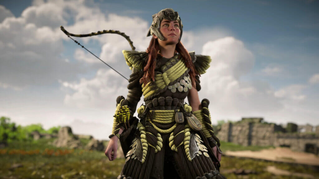 Aloy in Burning Shores Armor