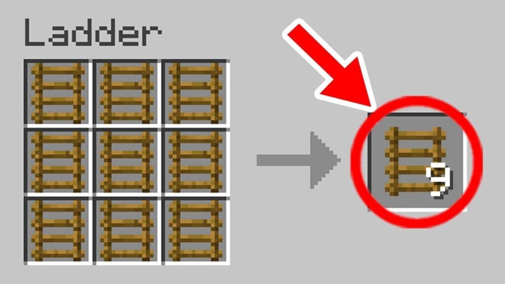 Make a Ladder in Minecraft