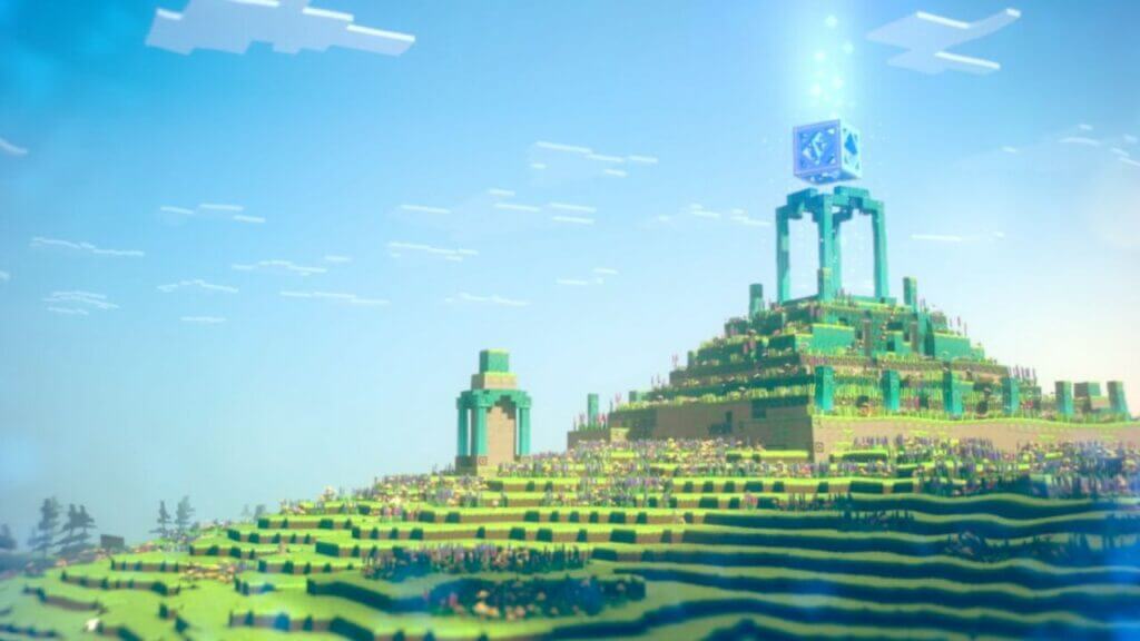 Minecraft-Legends-Fountain