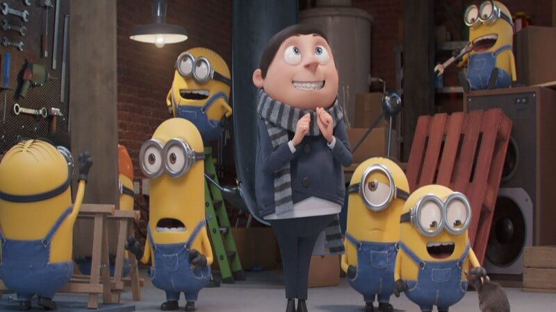 Gru and the Minions from Minions: The Rise of Gru from Illumination