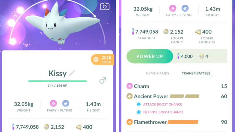 Togekiss (Pokémon GO): Stats, Moves, Counters, Evolution