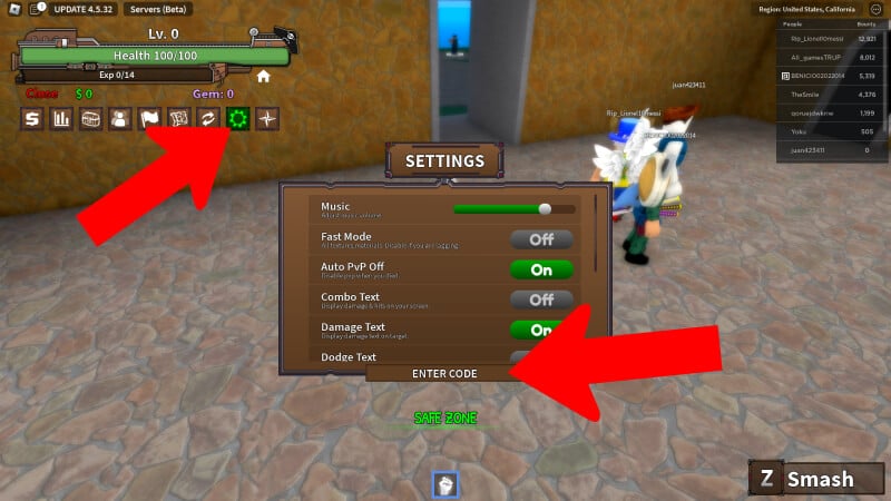 Roblox King Legacy How To Redeem Codes