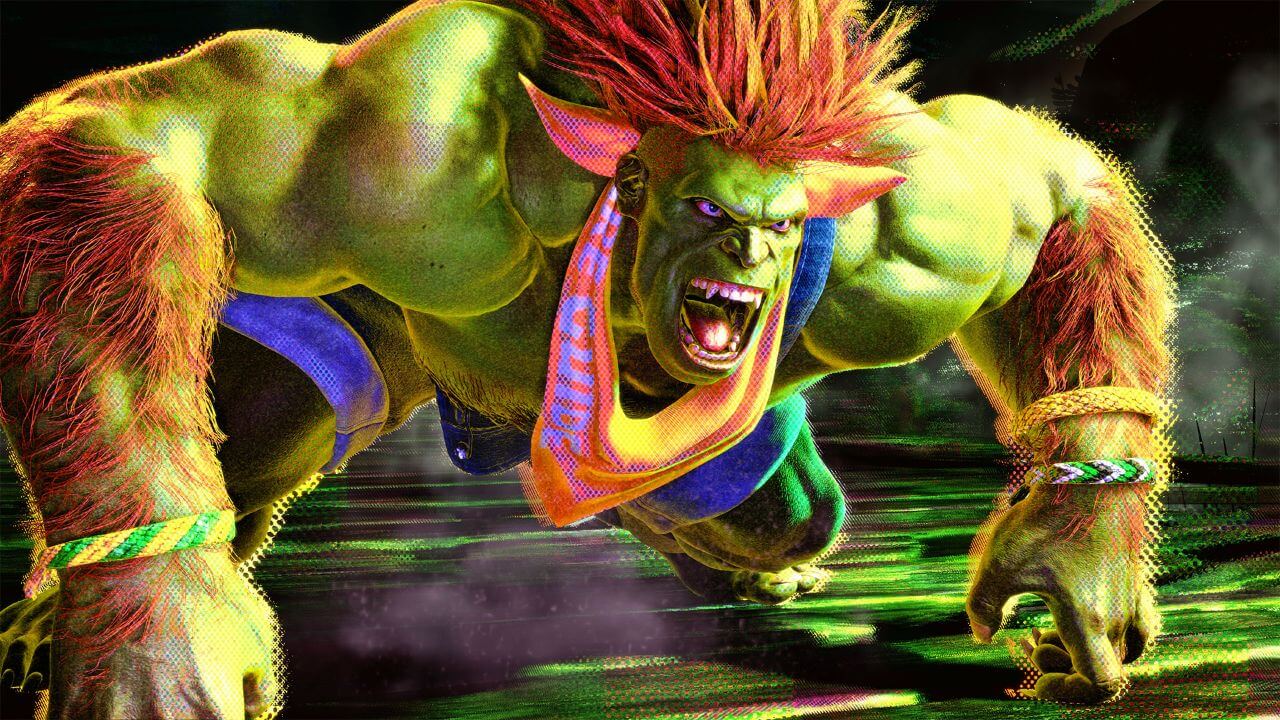 Why is Blanka Green in Street Fighter?