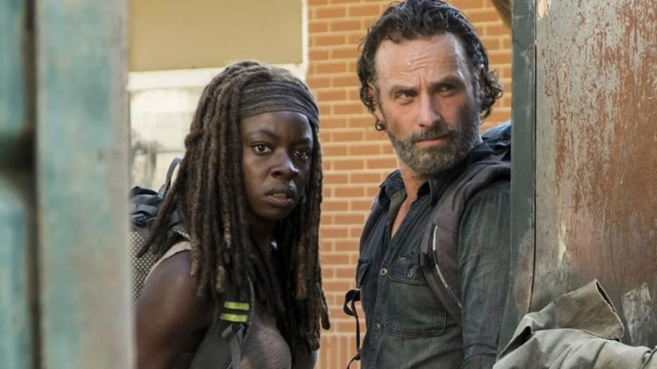The Walking Dead Set Footage Shows Rick and Michonne Together