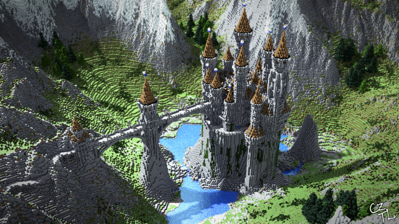 01 The Lonely Castle Czech Timelapse Best Minecraft Design