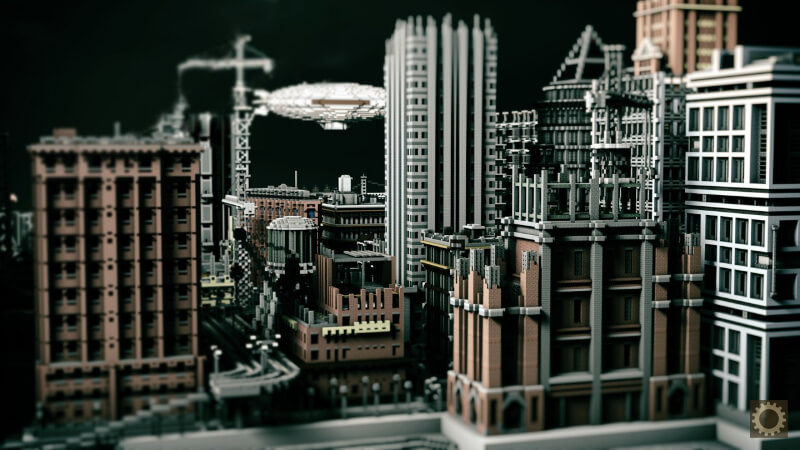 05 Gotham City by BlockWorks Dragnoz and Warnes Bross Best Design Minecraft