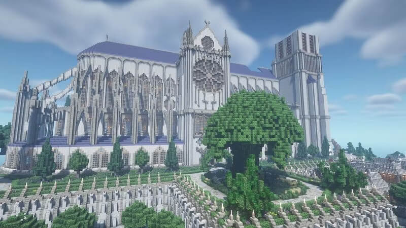 08. Notre Dame and Medieval City by Mateo Grgić Best Design Minecraft